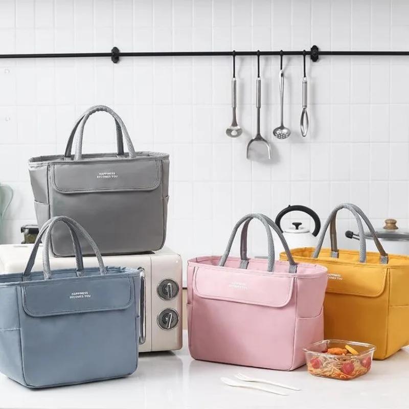 New Waterproof Thickened Insulation Bag Outdoor Picnic Bag Ice Pack Thickened EVA Fresh-keeping Lunch Bag Bento