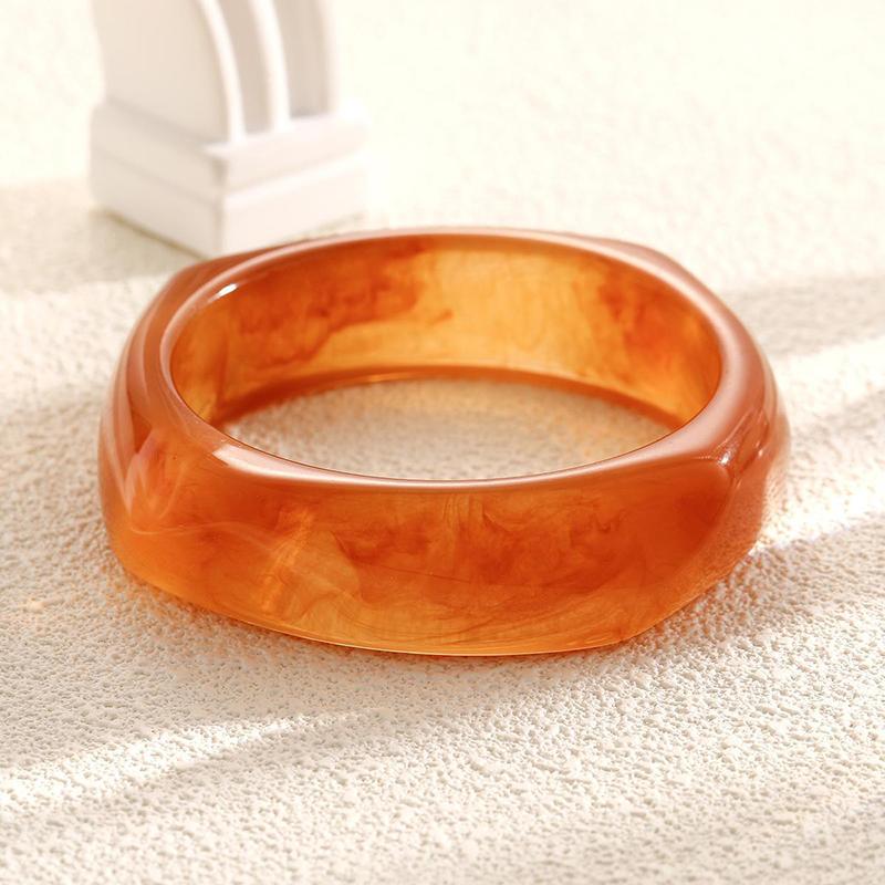 

Fashion Big Acrylic Geometric Bracelets for Women Punk Vintage Colorful Irregular Chunky Bangle Female Trendy Jewelry