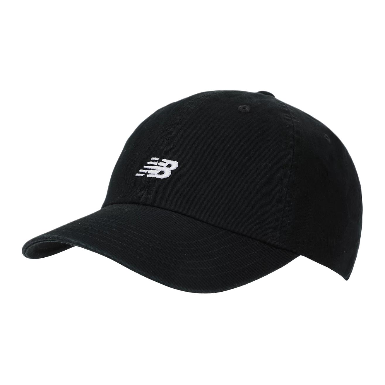 New Balance Cotton Baseball Caps Men s Black LAH51004BK F