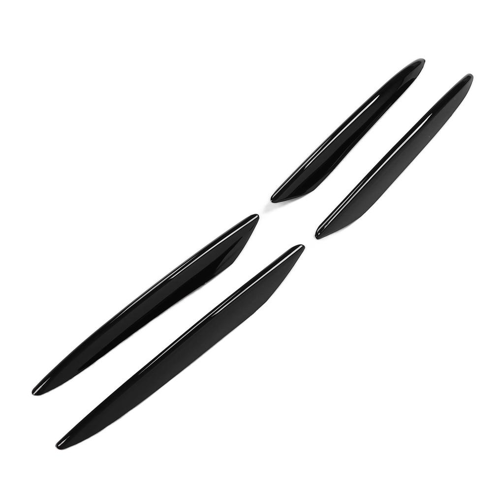 Front Bumper Canard Fin Grille Trim Replacement for MercedesBenz EClass W213 AMG Line 20162020
