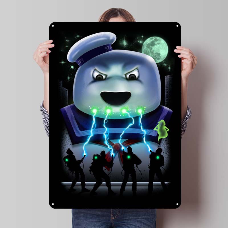 Classic Movie Metal Poster Wall Art Mural Custom Vintage Metal Tin Signs for Wall Art Decoration Man Cave Room Wall Sign Deco