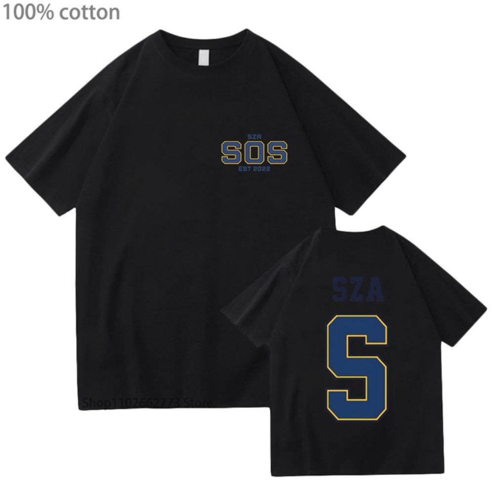 

SZA SOS Аниме Футболки Funko Pop Футболка Манга/комикс Футболка 100% хлопок Женская Каваи Мультяшная футболка Летняя Мужская Одежда Y2k Топы XXL