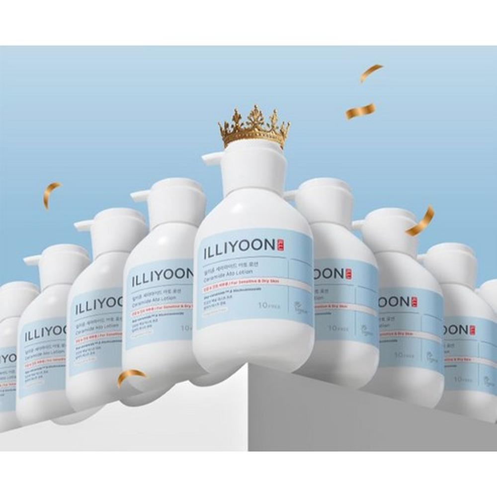 ILLIYOON Ceramide Ato Lotion Unscented 350ml – Barrier Care, Sensitive Skin Support, Korean