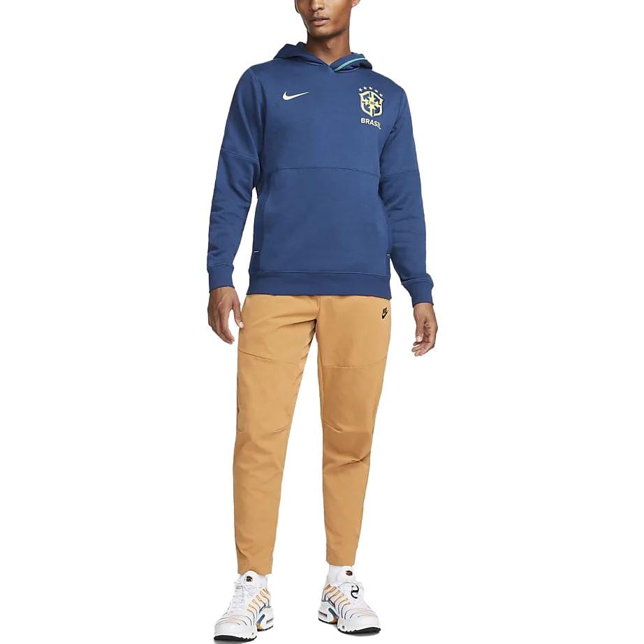 Nike Bluzy Męskie Niebieskie Z Kapturem Umiarkowane Inne DH4822-490
