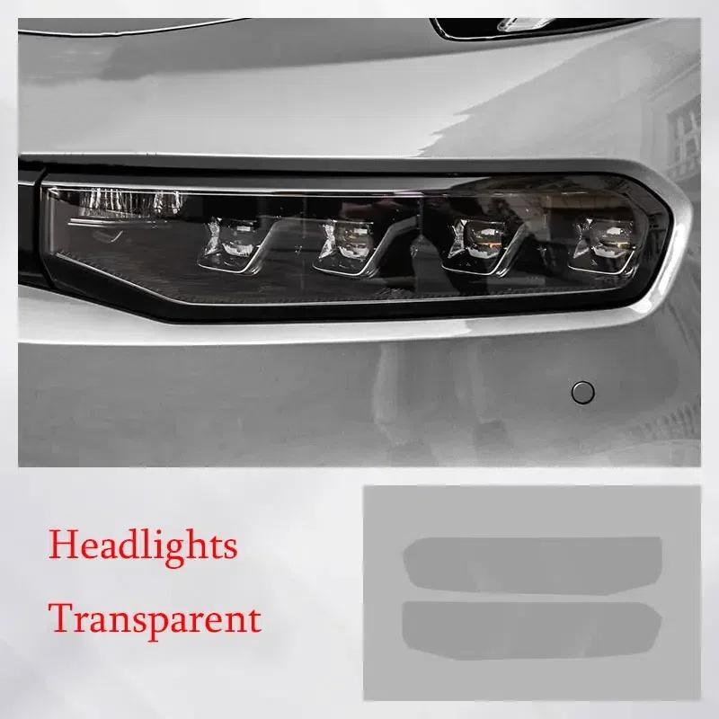 For Zeekr Krypton 001   TPU Blackened Headlight Taillight Foglight Protective Film Car Modification Color Changing Film