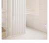 Luxury Bedroom and Bathroom Faux Linen Curtain: Waterproof, Mildew-Proof, Dry/Wet Separation for Shower or Kitchen Partition.