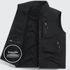 Wasserdichte Fleeceweste für Herren - Beidseitig, Dick, Mehrere Taschen, Outdoor-Gilet