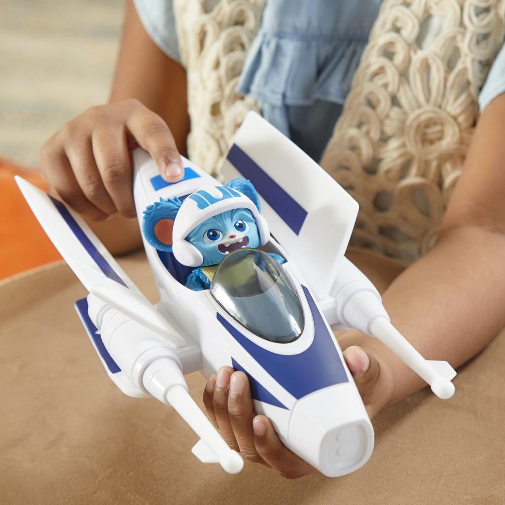 STAR WARS Jedi Pilot Nub Scale Action Figure Star Wars Ship Toy Preschool Toys for 3 Years Old Boys and Girls 4" &