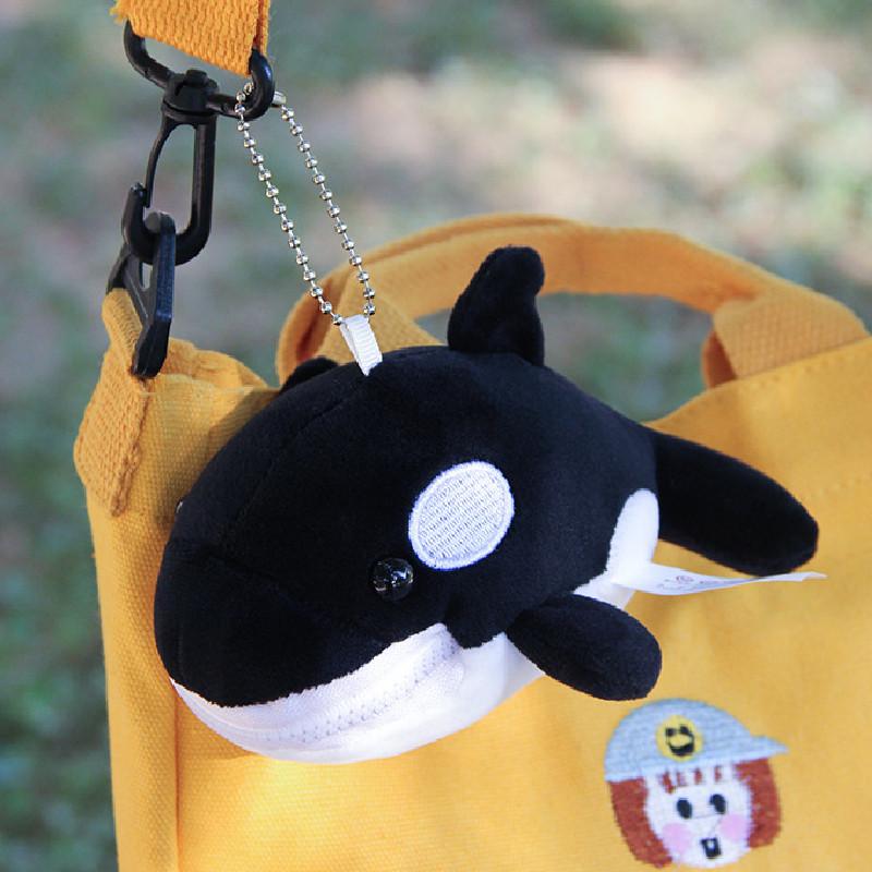 Süßer Hai Blauwal Schwertwal Orca Plüschtier Anhänger Geldbörse Für Kinder Und Sammler