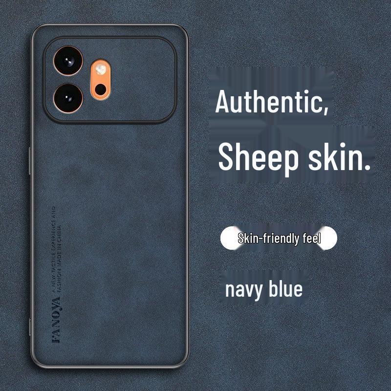 Compatible with Honor 600 Vitality Edition: Lambskin Solid Color Drop-Proof Phone Case