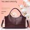 Soft Leather Quilted Handbag Shoulder Messenger Tote Women's Bag