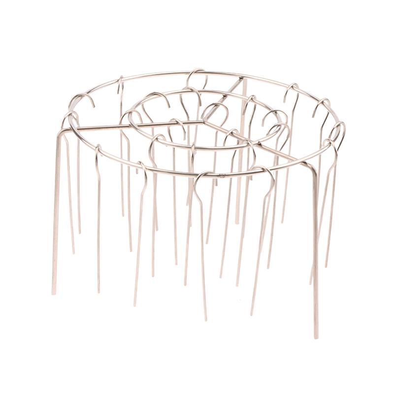 

Вертикальная разборная решетка для гриля из нержавеющей стали, держатель для шампуров, аксессуар для аэрофритюрницы с 12/24 иглами для запекания для аэрофритюрниц