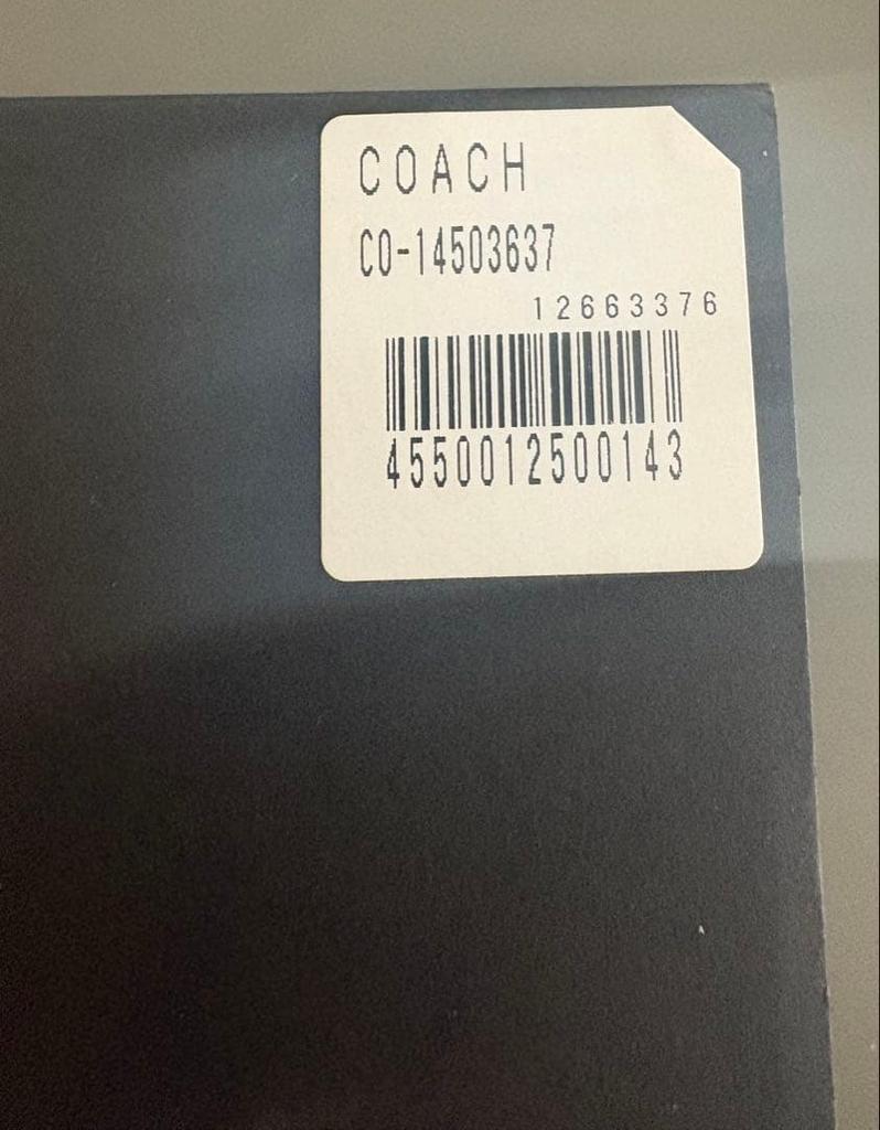 COACH watch silver stone embellishments.