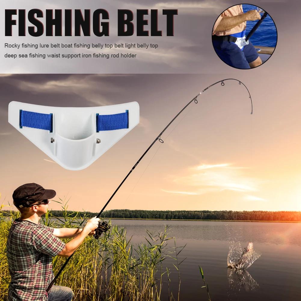 Fishing Belly Top Gimble Belt Fishing Deep Seawater Waist Belt Belly Top Rod Holder Strap Fishing Tackle Tools