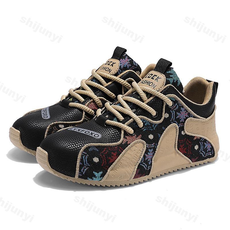 Mens Shoes Casual Sneakers 2025 Spring New Fashion Laced Up Anti-slip Wear-resistant Comfortable Outdoor Sports Shoes Zapatillas