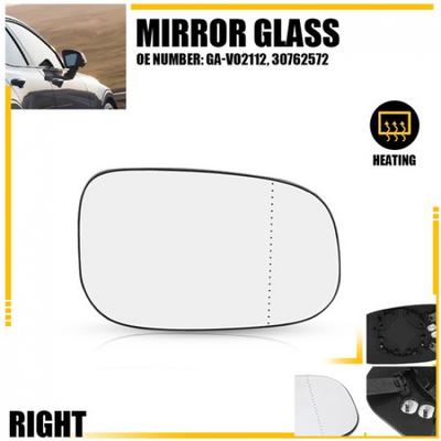 Right Heated Mirror Glass Replace Fits 2007 2008-2013 Volvo C30 S40 C70 V50 EXV