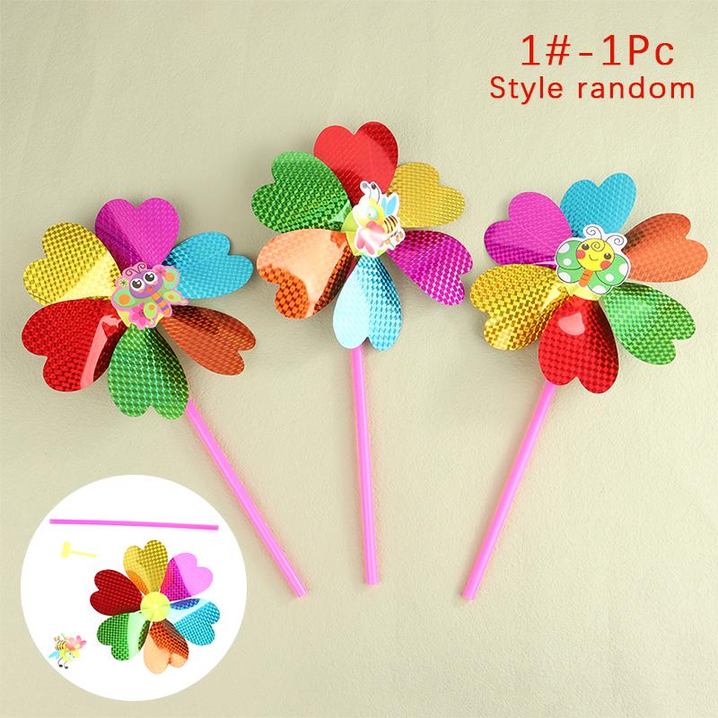 

1PC 3D Cute Large Animal Bee Garden Windmill Wind Spinner Merry-Go-Round Yard Garden Accessories