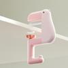 Pack of 2 Duck Shaped Space Saving Under Desk Schoolbag Hanger Bag Hanging Hook for Keys Umbrellas Cups Office Home Use