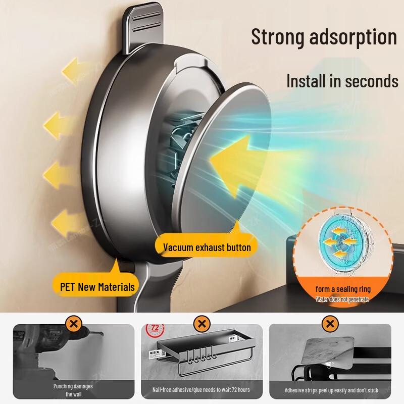 Shi Xun Drill-Free Suction Bathroom Tissue Holder