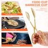 2/4 Pcs Food Tong Stainless Steel Salad Tongs 10 Inch Ergonomic Gold Buffet Serving Tongs for Cooking Kitchen Restaurant Hotel
