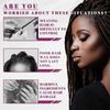 3X 100g Hold Styling Braiding Gel Natural Ingredients Hair Shaping Cream Edge Control Lasting Long Portable for All Hairstyles