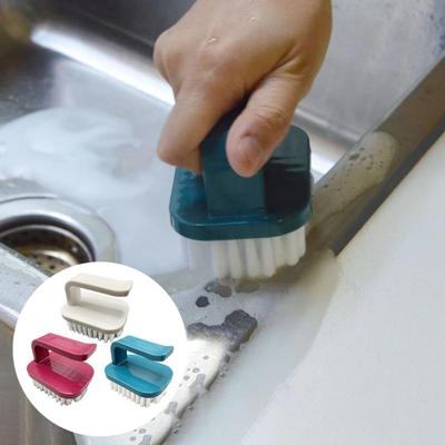 2Pcs Gemüse Reinigung Pinsel Set Harten Weichen Borsten Ergonomische Griff Obst Gemüse