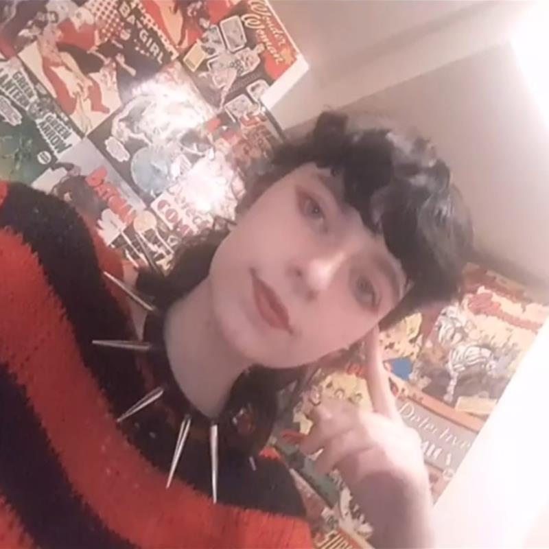 Long Spike Choker Punk Faux Leather Collar Cool Big Rivets Necklace Accessories