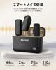 KUKIHO Wireless Lapel Microphone Wireless Compatible with iPhone 17 and All and Android This Mini Microphone Offers 6 Hours of Continuous Battery 36