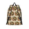 Leopard Yin Yang Luxury Gold Marble Balance Design Backpack Hot Sale Daypack BookBag School Bag Shoulder Bags for Men Women
