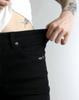 Maegolenseoul Metal Tri-Clipse Capri Pants Black