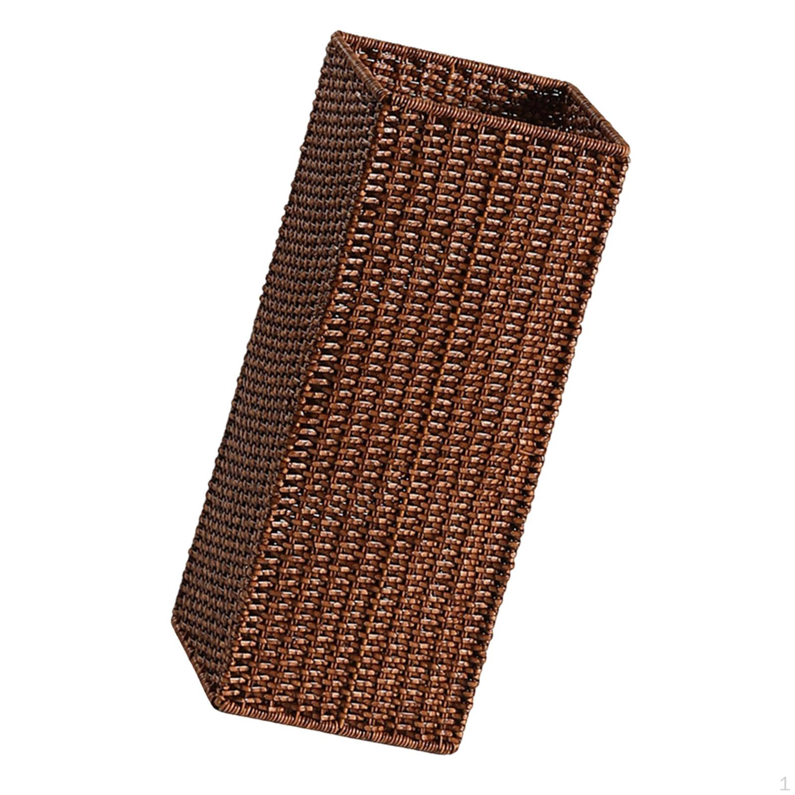 

Плетеная корзина для зонтика, решение для хранения вещей в прихожей общежития 20cmx20cmx49cm