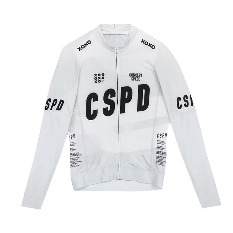 2024 CSPD Unisex Long Sleeve Cycling Jersey for Summer Outdoor Sports