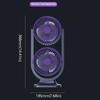 USB Rechargeable Dual-Head Desktop Fan 5 Gear Small Electric Fan  Home Living Room