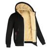 Men's Lamb Fleece Hoodie: Velvet-Lined, Thickened, Autumn/Winter, Casual Sportswear Jacket