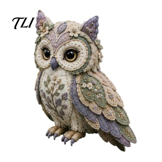 Diy Patchwork Kit Forest Guardians DIY Kit, Woodland Animal Sewing Pre-cut Hand Sewn Wildlife Figures Fabric Craft for Adults, Handmade