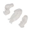 1 6 Twin Ponytail Doll Wig Soft Silk Comfortable Touch Easy Styling Ball Jointed Doll Hair Moon White