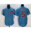 Philadelphia Phillies Mens Embroidered Baseball Jersey Fan Tee Cotton Long Sleeve Top Fall