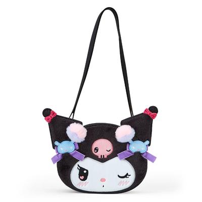 Bolso de hombro Kyun Kuromi 375586 Con forma de cara (Habitación Romi)