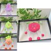 Colorful Vegetable Plush Keychain Accessories With Lovely Scream Expressions Aroma And