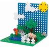 Конструктор пластиковый Plus Plus Mini Basic неоновый люминесцентный, 1200 деталей