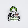 European & American Animal Series Brooch: Cute Cartoon Animals & English Letters Badges