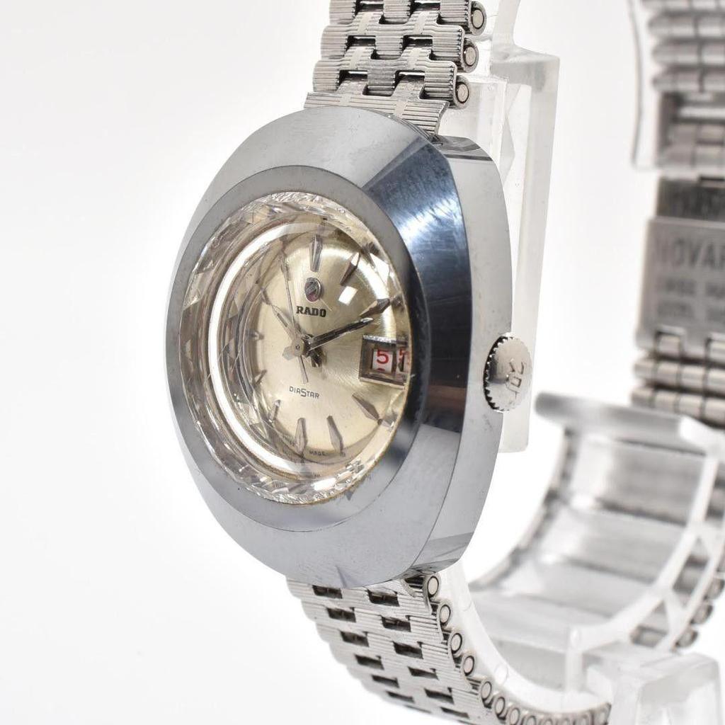 Used Operation RADO Men's Watch Diastar Automatic Winding Cut Glass