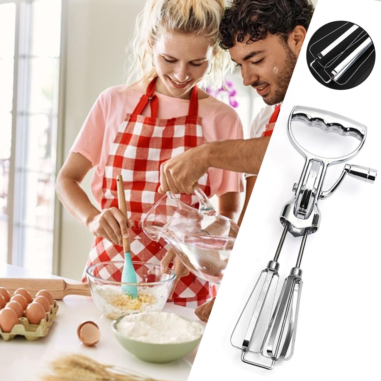

Handheld Hand Crank Egg Beaters Non-Slip Handle Practical Food Mixer For Baking China Mainland