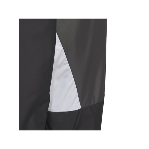 Adidas Jersey Top Color Block Loose Fit Windbreaker Jacket IEH78 Women's Black/Gray Five/White (IK9873) J/XL