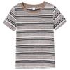 Summer Women's T-shirt Striped Loose Casual Short Sleeve Top
