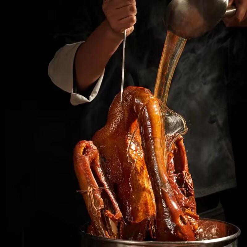 Wuzhi geschmorte Chaoshan Löwenkopf-Gans Platte, 530g