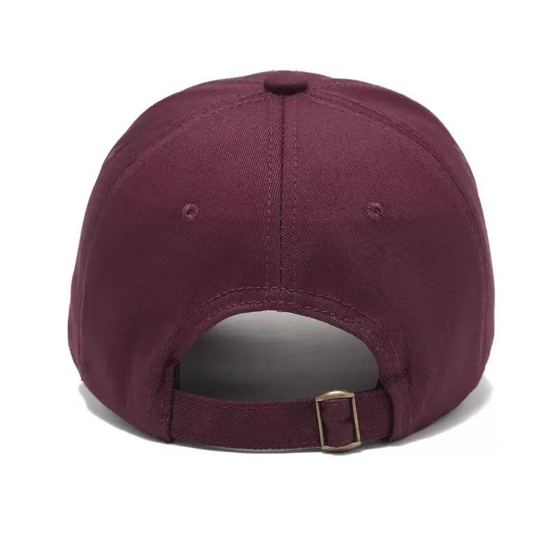Unisex Pure Cotton Soft Top Baseball Cap - Customizable Team Duckbill Sun Hat