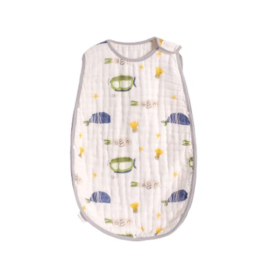Sleeping Sixlayer Gauze Breathable Sleeveless Baby Sleeping Sacks for