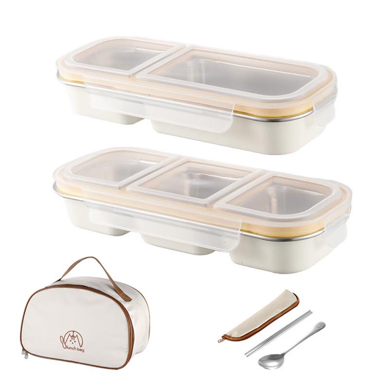 304 Stainless Steel Portable Compartmented Lunch Box