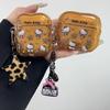 Leopard Cartoon Cute Instagram Style Suitable AirPods Pro 3 Generation Headphone Cover Apple Bluetooth Protective Case 4/2 Soft